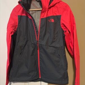 The North Face Red and Black Women’s Jacket Resolve plus Jacket DRYVENT. Size M